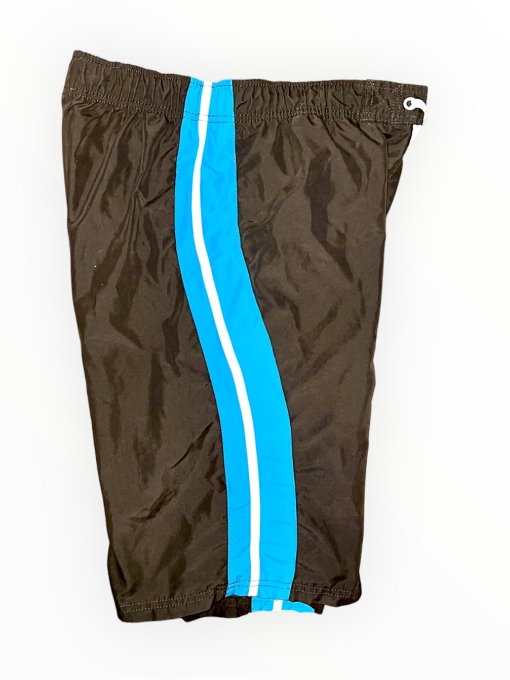 Men’s Cherokee Size XL(16/18) Dark Brown with Bright Blue Side Panels - Picture 3 of 7